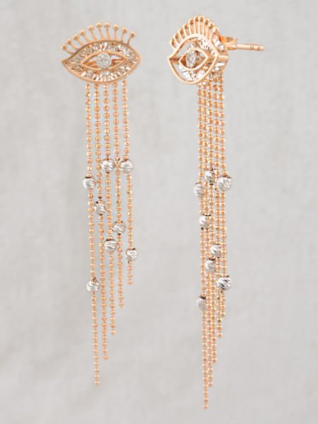 Altın Sallantılı Küpe Arkalığı