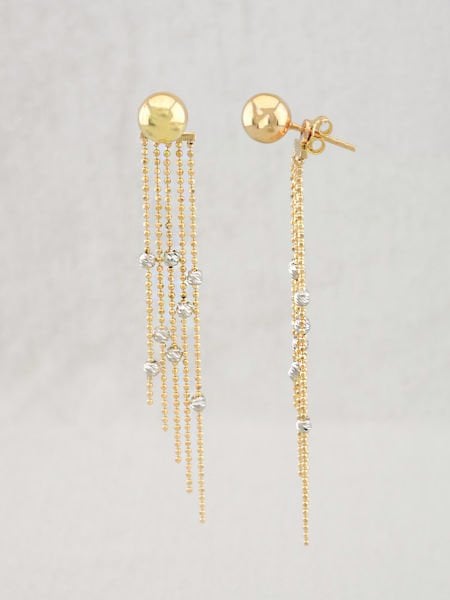 Altın Sallantılı Küpe Arkalığı