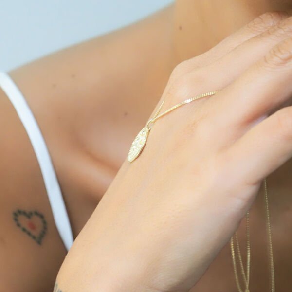 14 Ayar Altın Oğlak Burcu Kolye