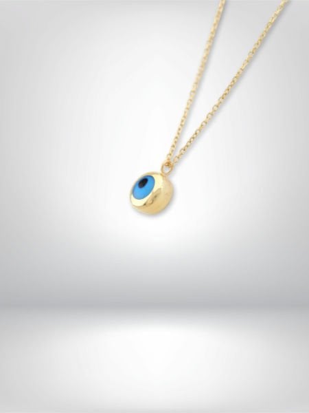 14 Ayar Altın Nazar Boncuklu Kolye