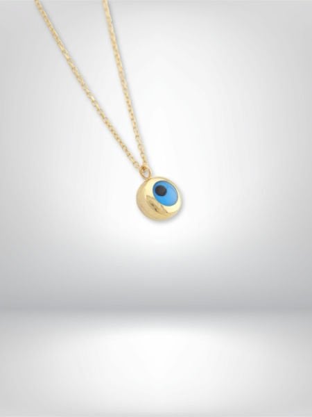 14 Ayar Altın Nazar Boncuklu Kolye