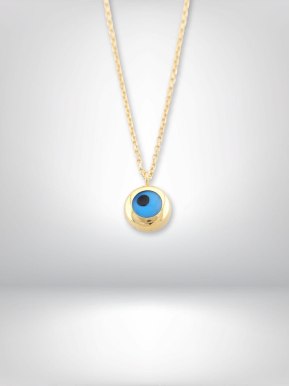 14 Ayar Altın Nazar Boncuklu Kolye