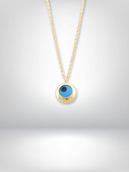 14 Ayar Altın Nazar Boncuklu Kolye