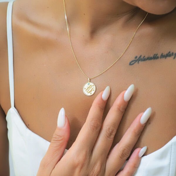 14 Ayar Altın Balık Burcu Kolye