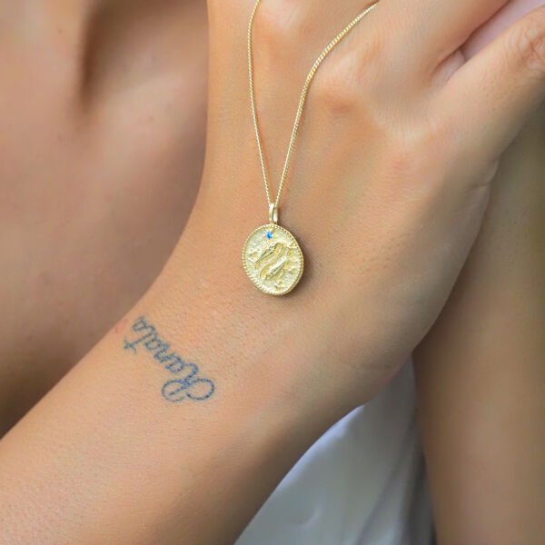 14 Ayar Altın Balık Burcu Kolye