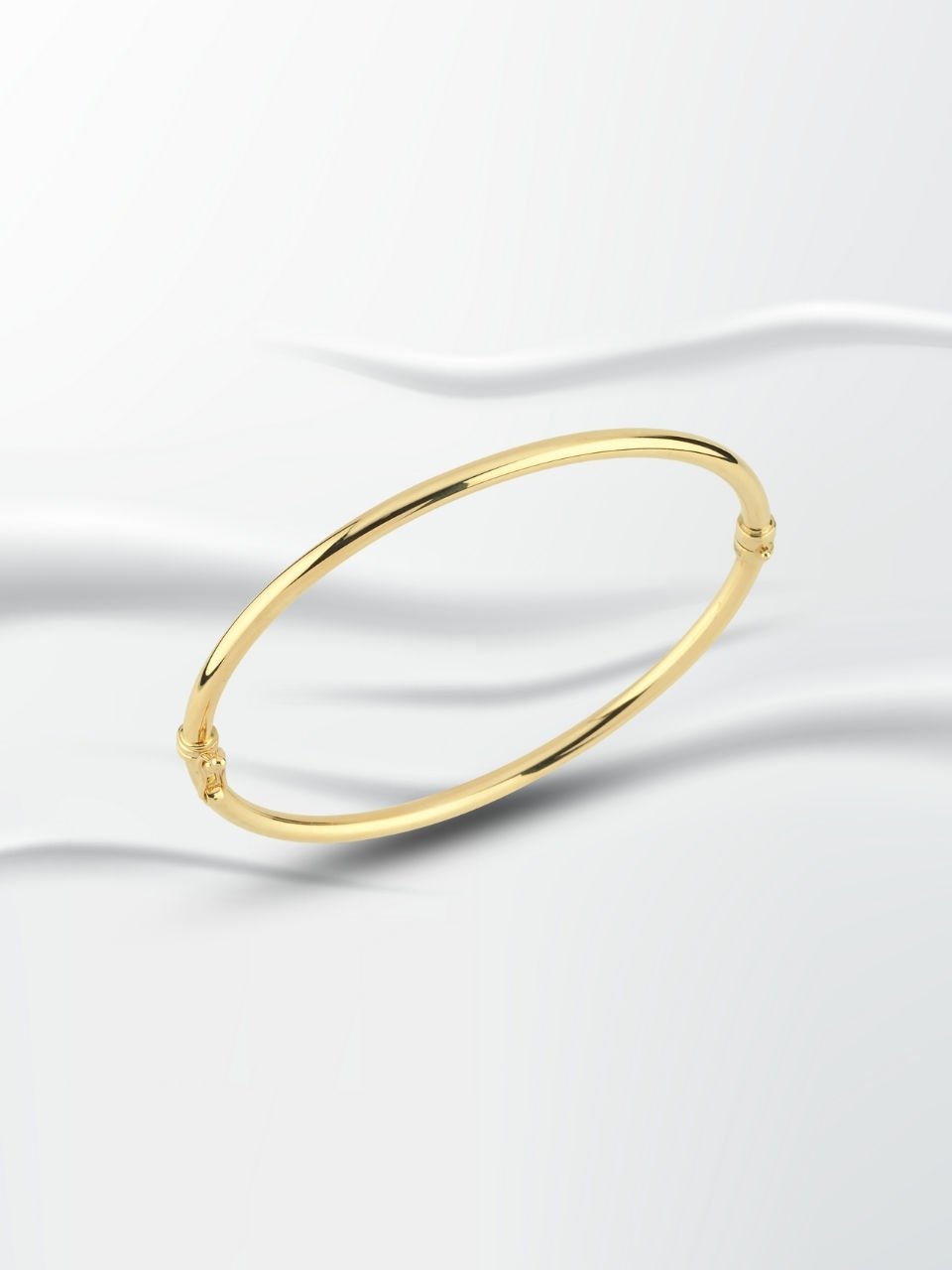 14 Ayar Altın Minimal Kelepçe Bilezik