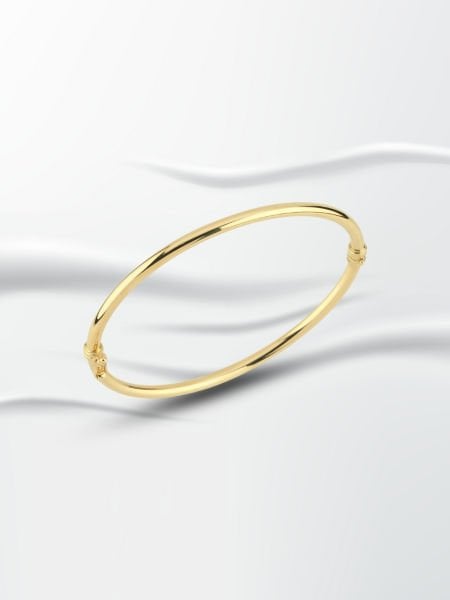 14 Ayar Altın Minimal Kelepçe Bilezik