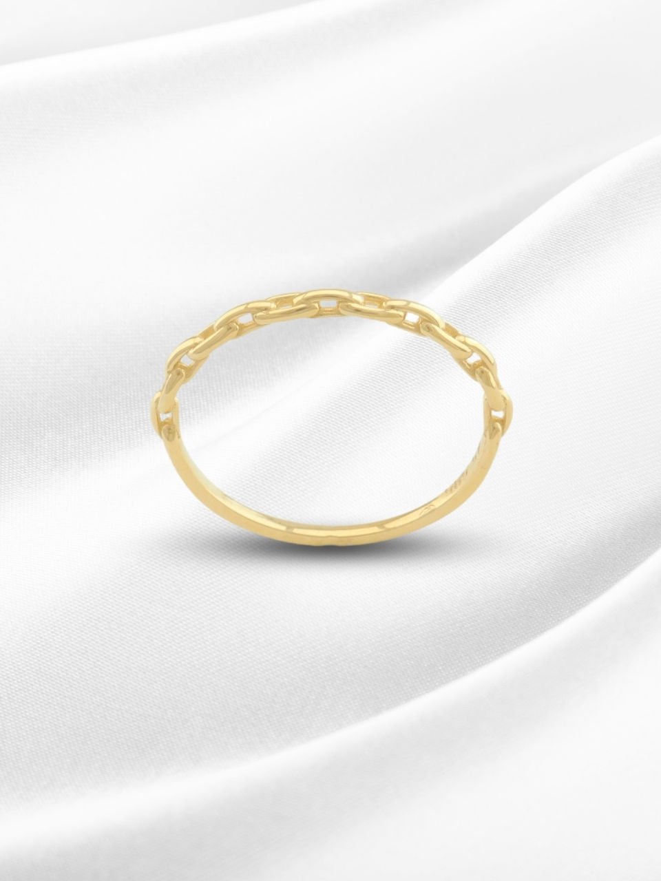 14 Ayar Altın Zincir Model Yüzük