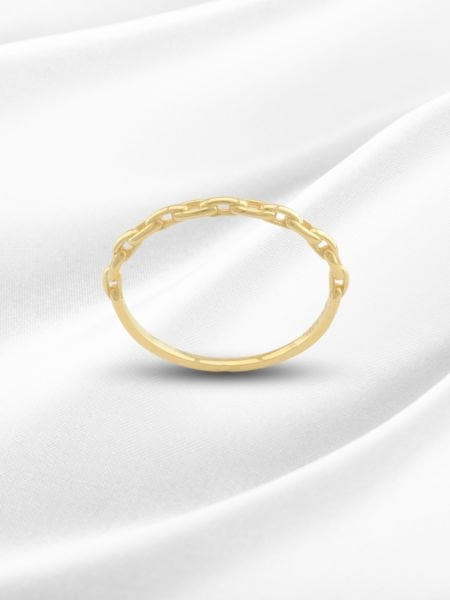 14 Ayar Altın Zincir Model Yüzük