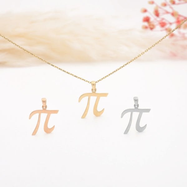 14 Ayar Altın Pi Sayısı Kolye