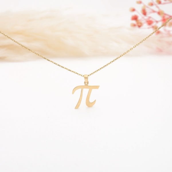 14 Ayar Altın Pi Sayısı Kolye