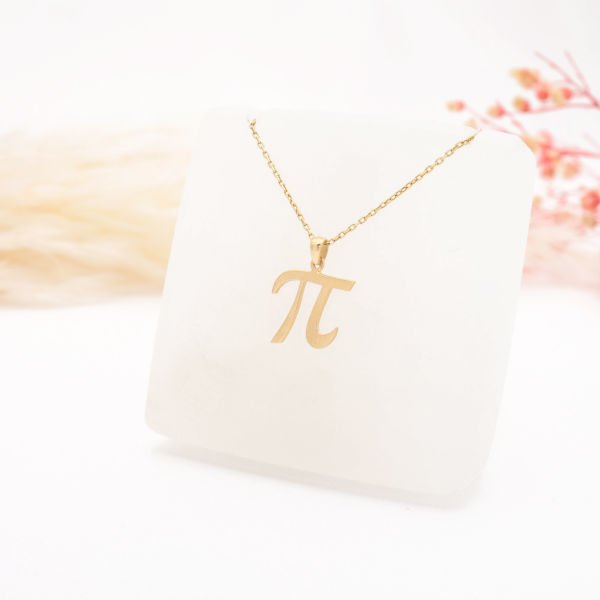 14 Ayar Altın Pi Sayısı Kolye