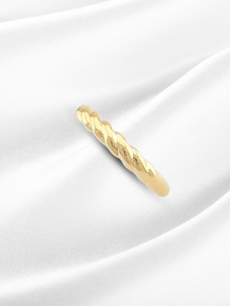 14 Ayar Altın Örgü Model Yüzük